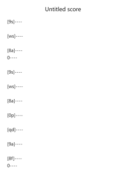 Untitled score