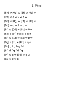 Melodia 3 El Final