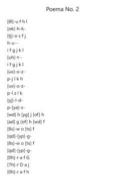 Poema No. 2