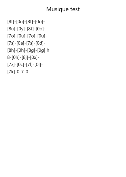 Musique test