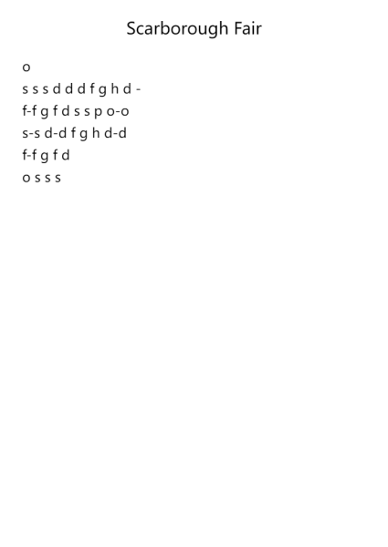 Scarborough Fair