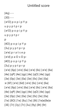 Untitled score