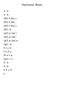 Harmonic Blues