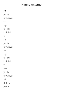 Himno Antergo