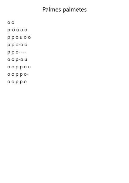 Palmes palmetes