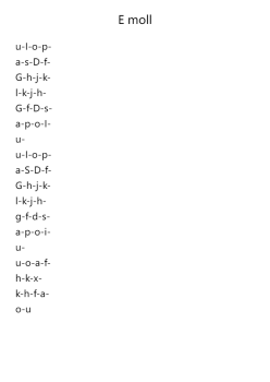E minor