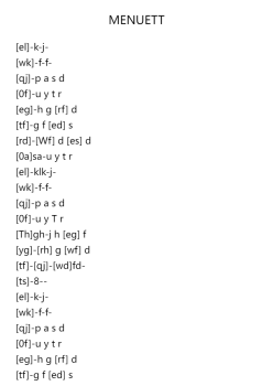 Menuett in G Major, BWV Anh. 114