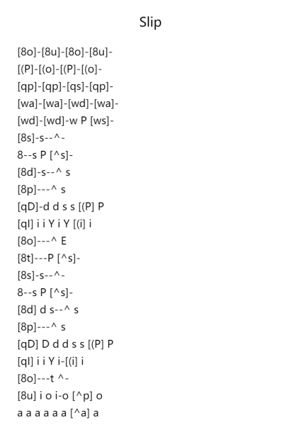 Slip