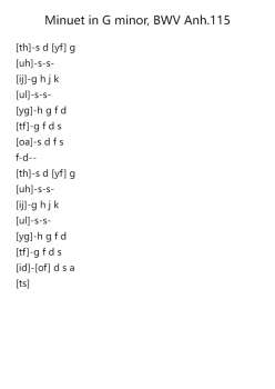 Minuet in G Minor, BWV Anh. 115
