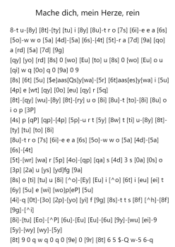 Mache dich, mein Herze, rein, BWV 244, No.65