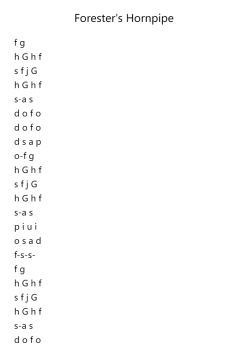 Forester's Hornpipe
