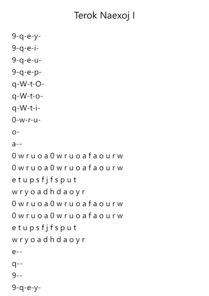 Terok Naexoj I