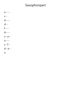 Saxophonpart