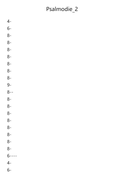 Psalmodie 2