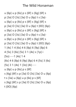 The Wild Horseman, Op. 68, No. 8