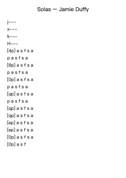 Solas – Jamie Duffy