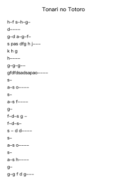 Tonari no Totoro for Violin
