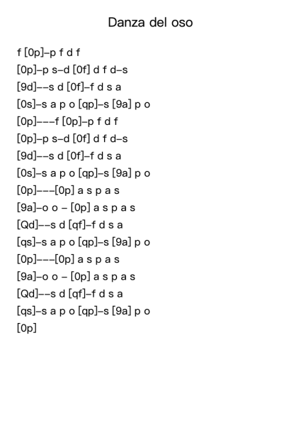 Danza del oso