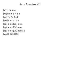 Jazz Exercise Nº1