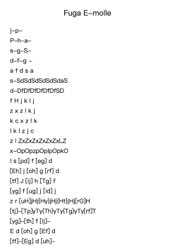 Fuga in E minor