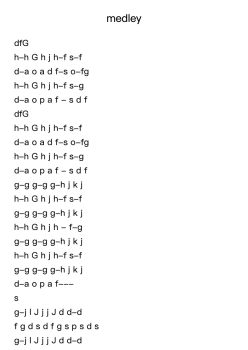 medley