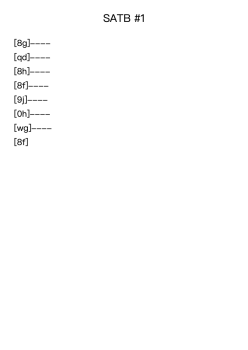 SATB #1