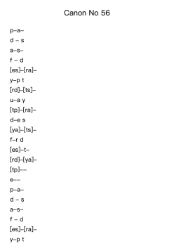 Canon No. 56 – Konrad Max Kunz, CPP-1 Lesson 10