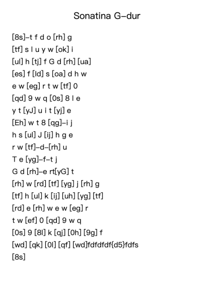 Sonatina in G Major