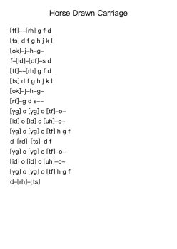 Horse Drawn Carriage Op. 16
