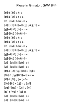 Piece in G Major, GWV 844