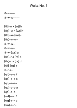Waltz No. 1