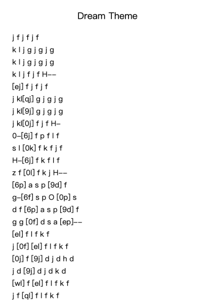 So this is a song made out of a theme I heard in my dream...  (Completed, I think; but I might still need a title)