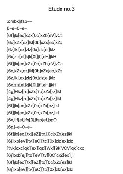 Etude no.3