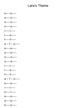 Lara's Theme