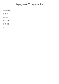 Arpegioak Tronpetaplus
