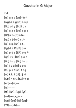 Gavotte in G Major