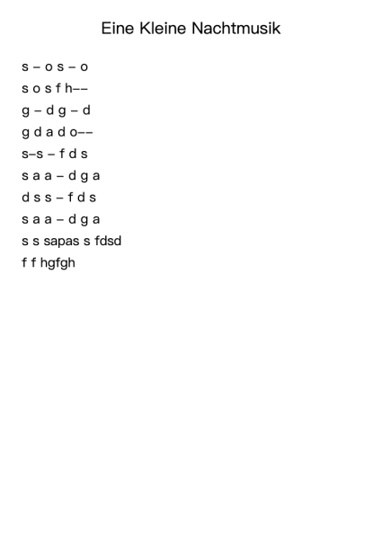 Eine Kleine Nachtmusik, K. 525
