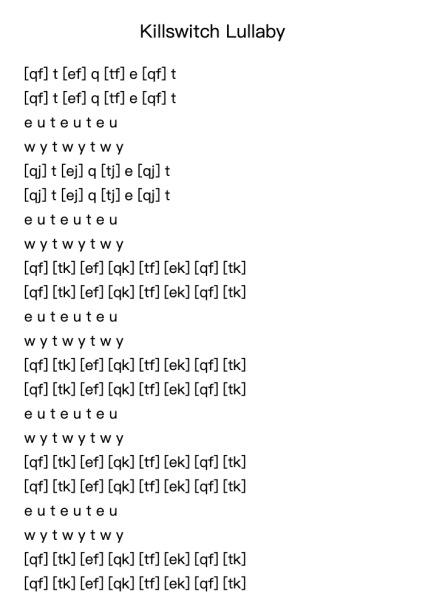 Killswitch Lullaby