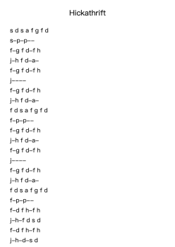 Hickathrift
