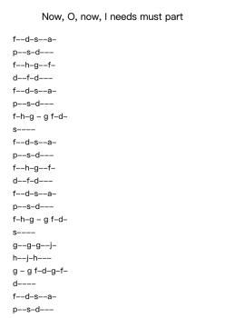 Now, O, now, I needs must part – John Dowland