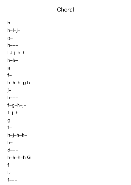 Choral