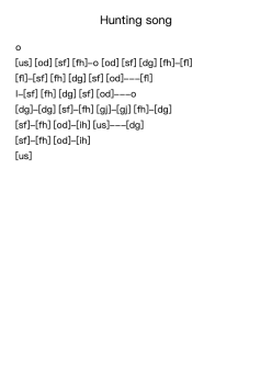 Practical Method for the Mandolin - Exercise 53 "Hunting Song"