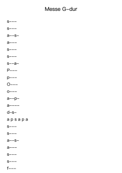 Mass No. 2 in G Major, D. 167