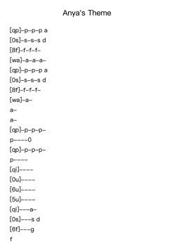 Anya's Theme