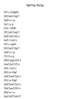 Songs Without Words, Op. 62: No. 6 Spring Song in A Major