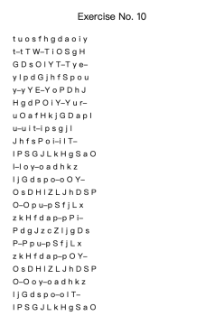 Exercise No. 10