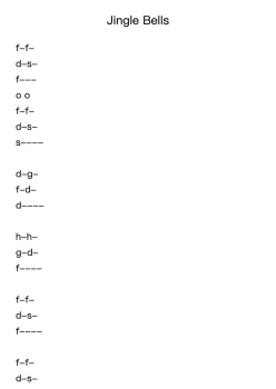 Jingle Bells in G