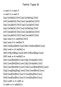 Tetris Type B