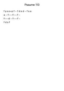 Psaume 113