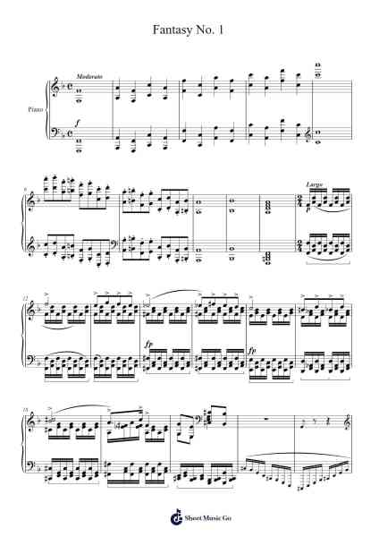 Fantasy No. 1 Sheet Music by Leadore-Arr.Thornnah